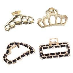 VAGHBHATT Women Set of 4 Metallic Claw Clip-picture-12