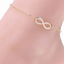 INKO & CO Gold-Plated Infinity Anklet image 2