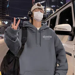 StyleCast x Revolte Men Printed Hooded Sweatshirt image 3