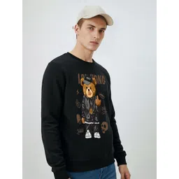 Manlino Men Graphic Printed Round Neck Full Slevee Sweatshirt image 4