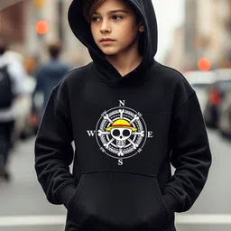 LONDON STREETS Unisex Kids Printed Hooded Sweatshirt-picture-24