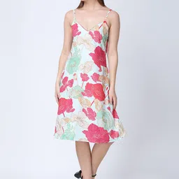SZN Floral Print A-Line Dress-picture-26