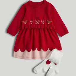 mothercare Girls Printed Fit & Flare Dress-image-34