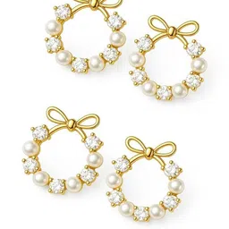Shivarth Women Alloy Rhinestone Earrings-picture-18