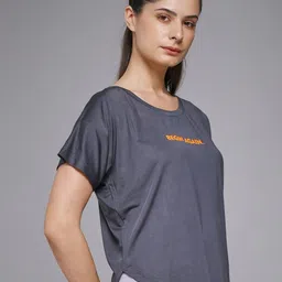 MKH Elevated Essentials Relaxed Fit Typography Printed Round Neck T-shirt image 5