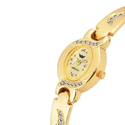 Abrexo Girls Embellished Dial & Bracelet Style Straps Analogue Watch Abx0350 image 3