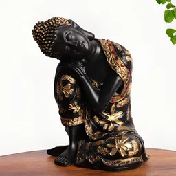 INTERNATIONAL GIFT Multicoloured Buddha Idol Showpiece-image-82