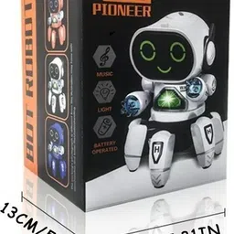 sno Bot Robot Octopus Style, 6 Legs, Lights, Music & All Direction Movement Toy139 image 5