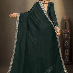 Manthan Creation Embellished Zari Art Silk Heavy Work Saree image 5