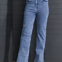 LIVE OK Women Relaxed Fit High-Rise Stretchable Jeans-picture-12