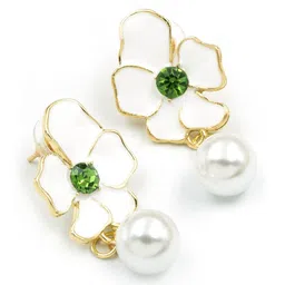 ARTKLIM Floral Drop Earrings image 4