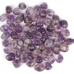 100% Natural Crystal New-07-Amethyst African High Grade-Tumble-stone-100gm Regular Asymmetrical Crystal Stone-image-40