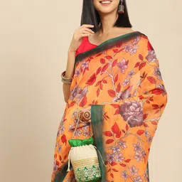 Anouk Floral Saree image 3