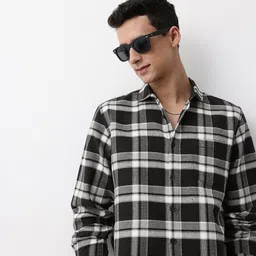 Mast & Harbour Checked Casual Shirt-picture-42