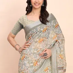 all about you Ethnic Motifs Printed Saree image 5