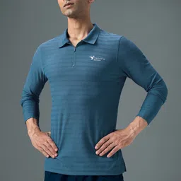 Technosport Men Polo Collar Anti Static Slim Fit T-shirt-picture-20