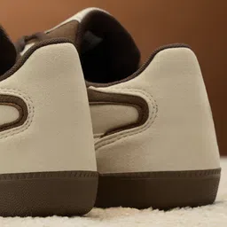 The Souled Store Men Colourblocked Suede Sneakers image 3