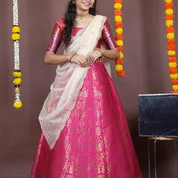 shree creation Self Design Semi Stitched Lehenga Choli-picture-27