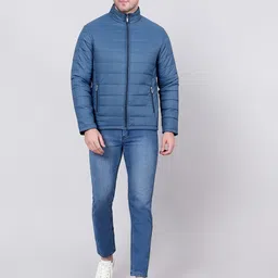 kotty Men Solid Puffer Jacket image 5