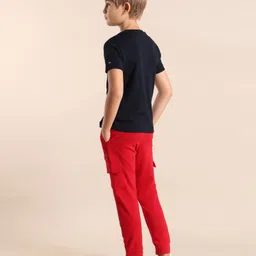 U.S. Polo Assn. Kids Boys Brand Logo Printed T-shirt image 2