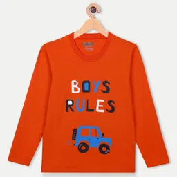 Billion Boys Typography Printed Pure Cotton Applique T-shirt-picture-22