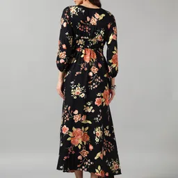 Krunal Raiyani Ethnic Motifs Printed Fit & Flare Maxi Dress image 2