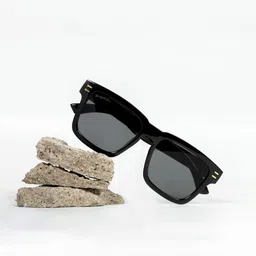 The Tinted Story Unisex Black Wayfarer Sunglasses with Black UV Protected Lens - TTS644-picture-36