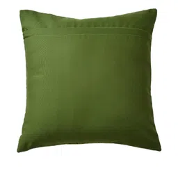 WISE HOME Suede 5 Pieces Square Cushion Cover,Green (16x16 inch) image 4