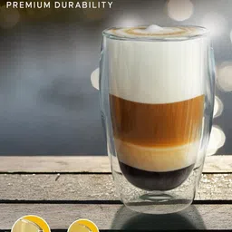 TASKHOUSE Transparent Solid Glass Dishwasher Safe Transparent Cups image 2