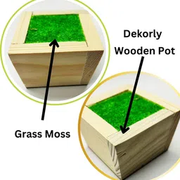 Dekorly 4 Pieces Artificial Plant with Pot image 4