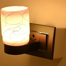 1ST TIME Orange & White Glass Wall Lamp-image-68