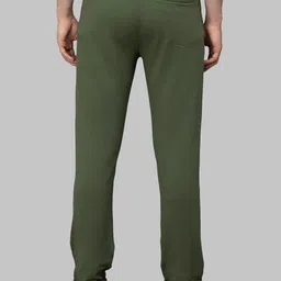 MACHO Men Cotton Relaxed-Fit Loop Knit Track Pants image 3