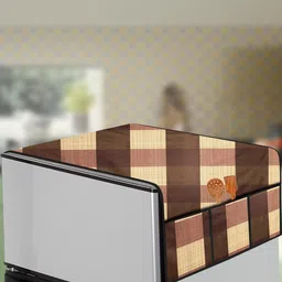 The Furnishing Tree Beige Printed Air Conditioner Cover-picture-27