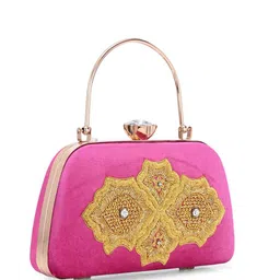 Toobacraft Embellished Box Clutch image 3