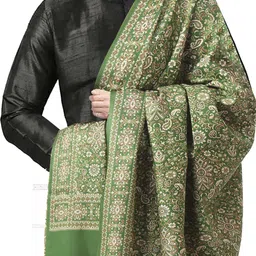 manra Wool Paisley Men Shawl-picture-36