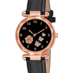 Miss Perfect Women Textured Dial & Leather Straps Analogue Watch HJ495-picture-33
