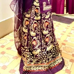 womengirlfashion Embroidered Semi Stitched Rajputi Poshak image 5