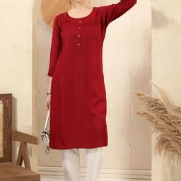 keshubaba Women Geometric Pathani Kurta image 2