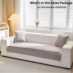 HOMETHREADS Grey & Grey Sofa Cover image 3