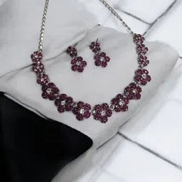 Women Click Stones Studded Jewellery Set-picture-22