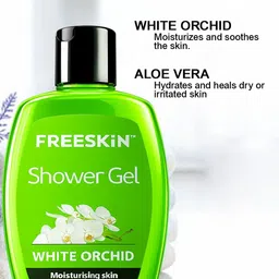 Freeskin White Orchid Shower Gel- 400 ml image 4
