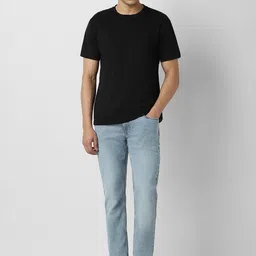 VAN HEUSEN DENIM LABS Men Slim Fit Mid-Rise Light Fade Jeans image 5