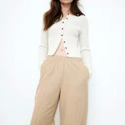H&M Linen-Blend Trousers image 5