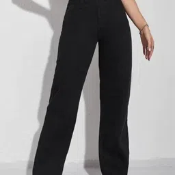 A1TUFF Women Jean Relaxed Fit High-Rise Stretchable Jeans-picture-19