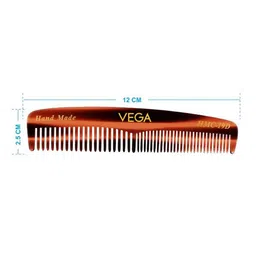 VEGA Handmade Pocket Hair Comb - HMC-19D image 2
