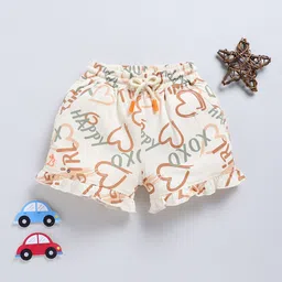 Annie Girls Cotton Striped Printed Shorts-picture-17