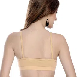 Samvar Brown Cotton Non-Wired Non Padded Minimizer Bra image 3