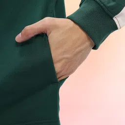 HRX by Hrithik Roshan Round Neck Printed Paneled Relaxed Fit Sweatshirt image 3