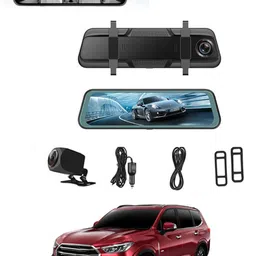 abjd Digital 9.66inch Mirror DVR Full Touch Screen With TFT/Night Vision For Car-117 Black LED-picture-22