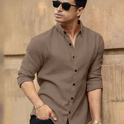 RAHI TRENDZ Men Classic Fit Textured Spread Collar Casual Shirt-picture-29